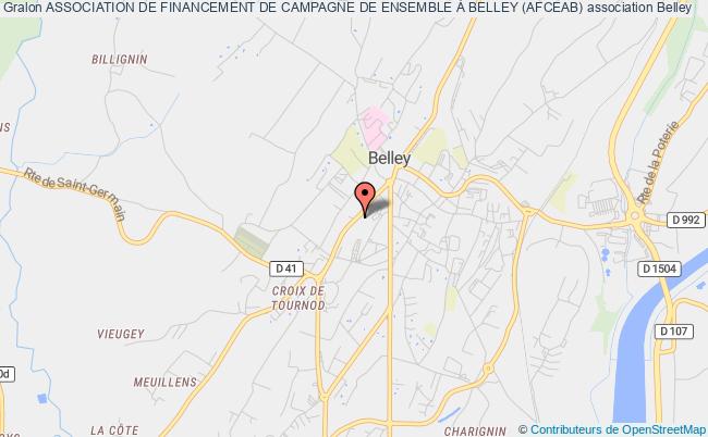 ASSOCIATION DE FINANCEMENT DE CAMPAGNE DE ENSEMBLE À BELLEY (AFCEAB)