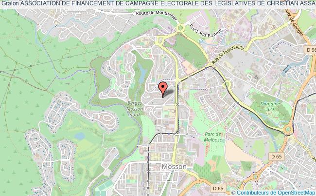 plan association Association De Financement De Campagne Electorale Des Legislatives De Christian Assaf Montpellier