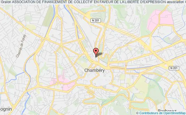 plan association Association De Financement De Collectif En Faveur De La LibertÉ D'expression Chambéry