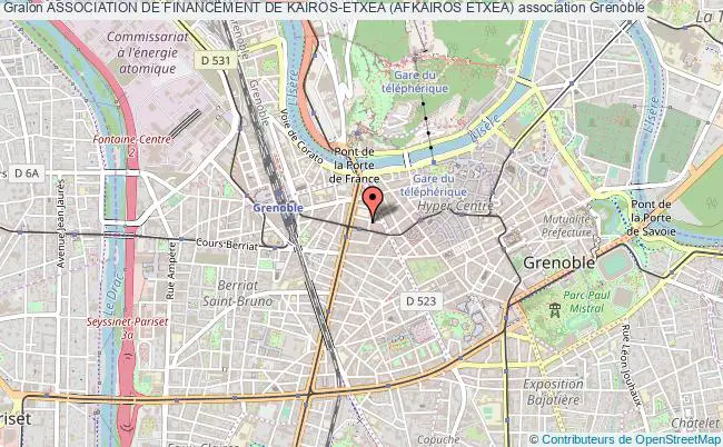 plan association Association De Financement De Kairos-etxea (afkairos Etxea) Grenoble