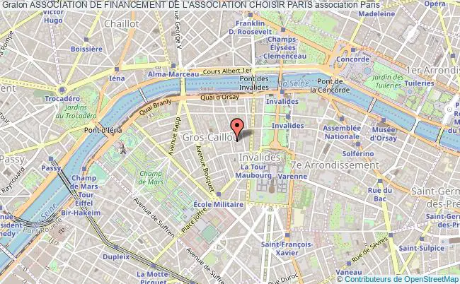 plan association Association De Financement De L'association Choisir Paris Paris