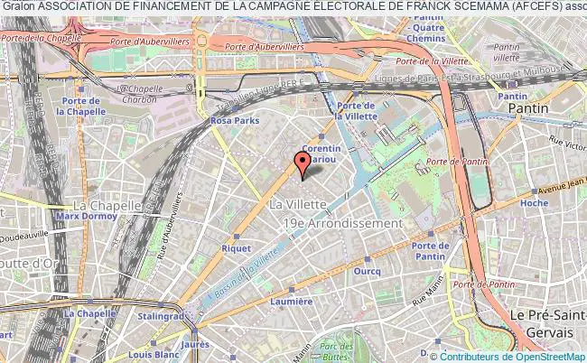 plan association Association De Financement De La Campagne Électorale De Franck Scemama (afcefs) Paris