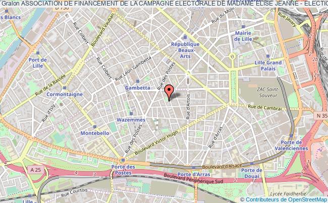 ASSOCIATION DE FINANCEMENT DE LA CAMPAGNE ELECTORALE DE MADAME ELISE JEANNE - ELECTIONS LEGISLATIVES DE JUIN 2012