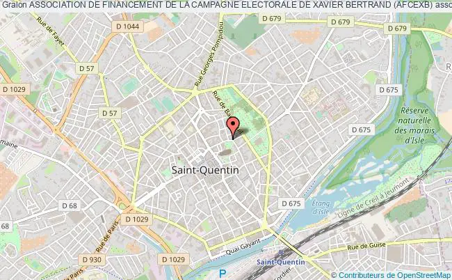 plan association Association De Financement De La Campagne Electorale De Xavier Bertrand (afcexb) Saint-Quentin