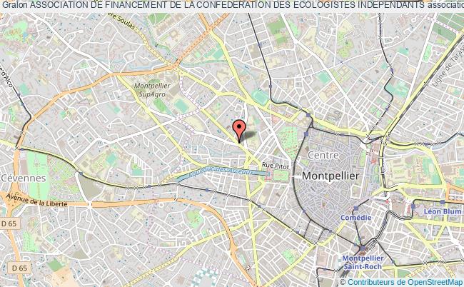 plan association Association De Financement De La Confederation Des Ecologistes Independants Montpellier