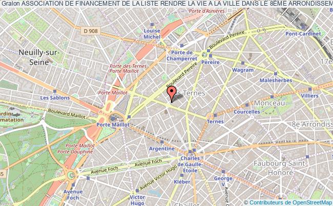 plan association Association De Financement De La Liste Rendre La Vie A La Ville Dans Le 8Ème Arrondissement De Paris - Afrvv8 Paris