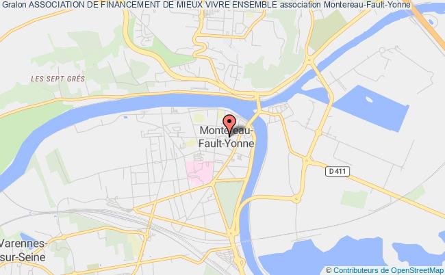 plan association Association De Financement De Mieux Vivre Ensemble Montereau-Fault-Yonne