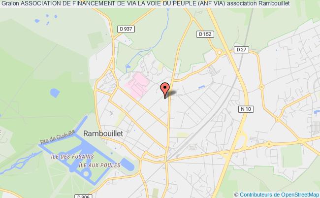 plan association Association De Financement De Via La Voie Du Peuple (anf Via) Rambouillet