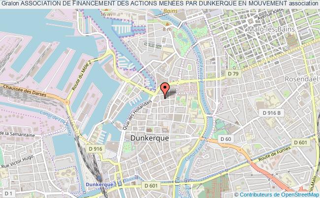 plan association Association De Financement Des Actions MenÉes Par Dunkerque En Mouvement Dunkerque