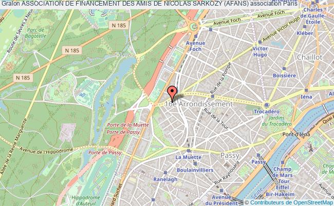 plan association Association De Financement Des Amis De Nicolas Sarkozy (afans) Paris