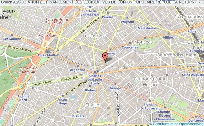 plan association Association De Financement Des Legislatives De L'union Populaire Republicaine (upr)   - Circonscription 6 - Departement De La Loire-atlantique (44) Paris