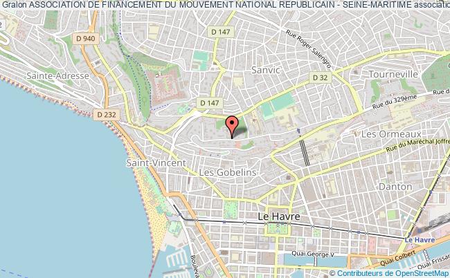 plan association Association De Financement Du Mouvement National Republicain - Seine-maritime Le Havre