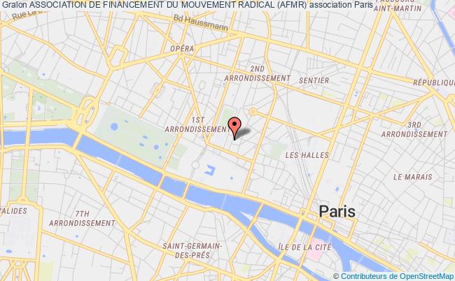 plan association Association De Financement Du Mouvement Radical (afmr) Paris