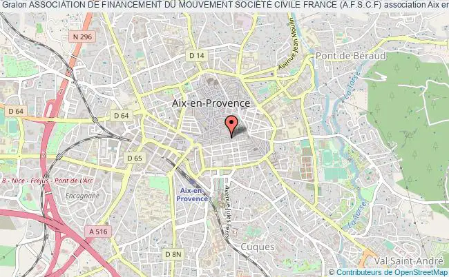 plan association Association De Financement Du Mouvement SociÉtÉ Civile France (a.f.s.c.f) Aix-en-Provence