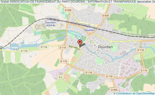 plan association Association De Financement Du Parti Dourdan : Information Et Transparence Dourdan