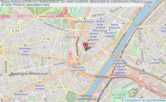 plan association Association De Financement Du Parti Europe Democratie Esperanto France
Af Ede France Paris