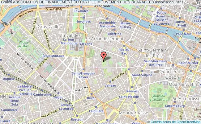 plan association Association De Financement Du Parti Le Mouvement Des Scarabees Paris