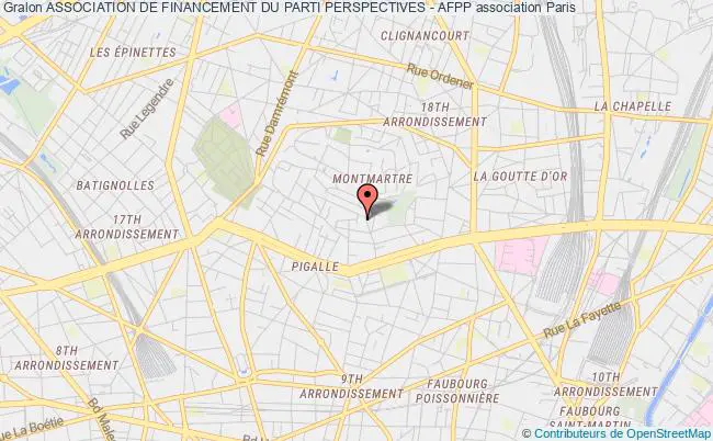 plan association Association De Financement Du Parti Perspectives - Afpp Paris