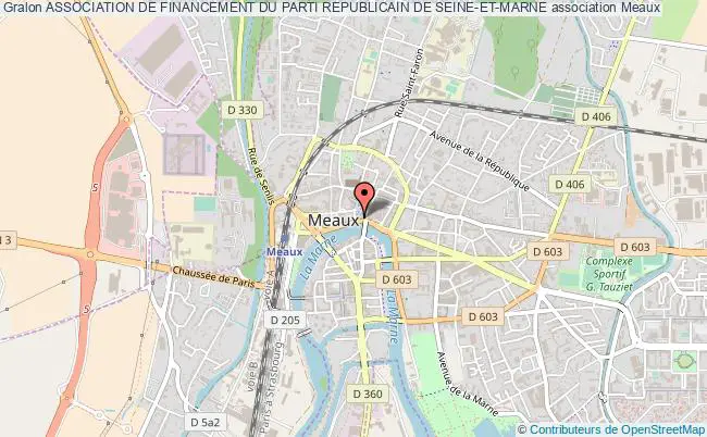 plan association Association De Financement Du Parti Republicain De Seine-et-marne Meaux