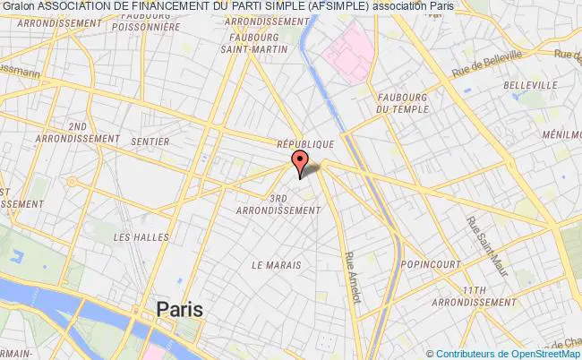 plan association Association De Financement Du Parti Simple (afsimple) Paris