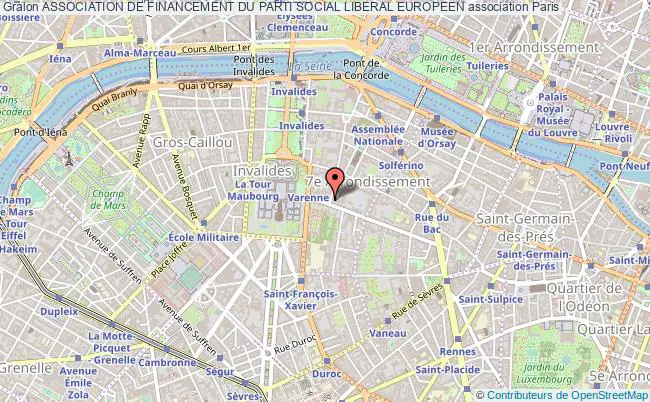 plan association Association De Financement Du Parti Social Liberal Europeen Paris