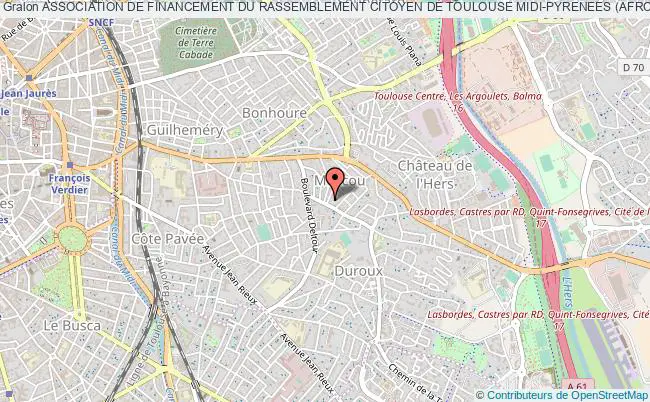 plan association Association De Financement Du Rassemblement Citoyen De Toulouse Midi-pyrenees (afrctmp) Toulouse