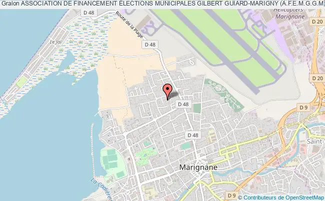 plan association Association De Financement Élections Municipales Gilbert Guiard-marigny (a.f.e.m.g.g.m) Marignane