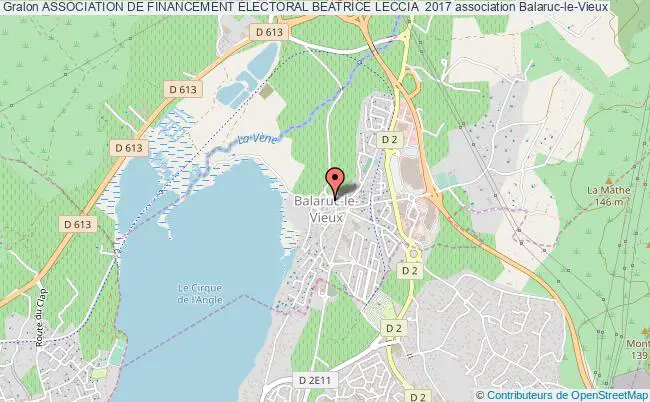 plan association Association De Financement Électoral Beatrice Leccia  2017 Balaruc-le-Vieux