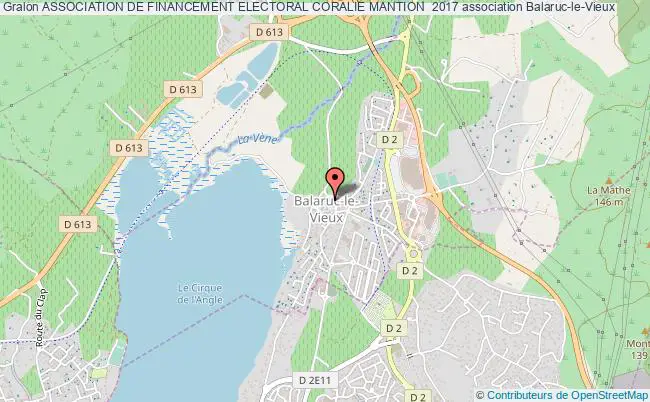 plan association Association De Financement Electoral Coralie Mantion  2017 Balaruc-le-Vieux