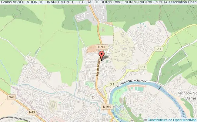 plan association Association De Financement Electoral De Boris Ravignon Municipales 2014 Charleville-Mézières