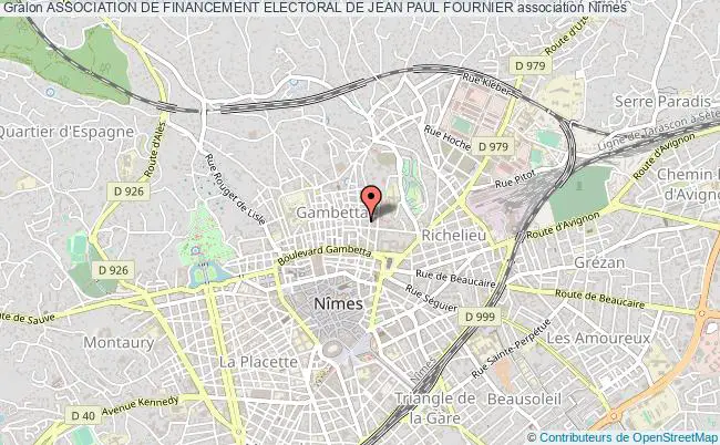 plan association Association De Financement Electoral De Jean Paul Fournier Nîmes