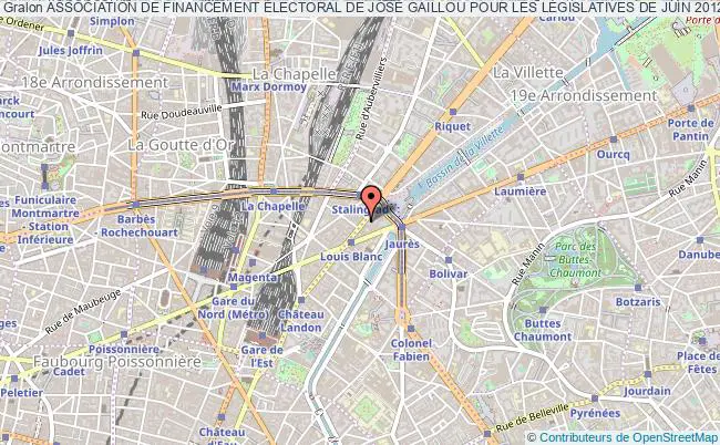 plan association Association De Financement Électoral De JosÉ Gaillou Pour Les LÉgislatives De Juin 2012 Paris