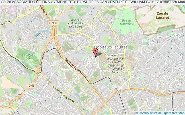 ASSOCIATION DE FINANCEMENT ELECTORAL DE LA CANDIDATURE DE WILLIAM GOMEZ