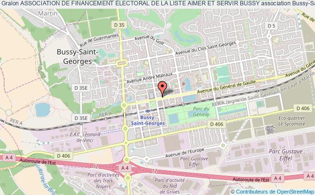 plan association Association De Financement Électoral De La Liste Aimer Et Servir Bussy Bussy-Saint-Georges