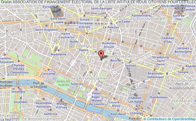 plan association Association De Financement Electoral De La Liste Intitulee Nous Citoyens Pour Les Elections Europeennes 2014  Dans   La Circonscription Sud Est Paris