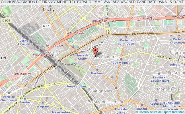 ASSOCIATION DE FINANCEMENT ELECTORAL DE MME VANESSA WAGNER CANDIDATE DANS LA 14EME CIRCONSCRIPTION DE PARIS (75) DANS LE CADRE DES ELECTIONS LEGISLATIVES DES 11 ET 18 JUIN 2017