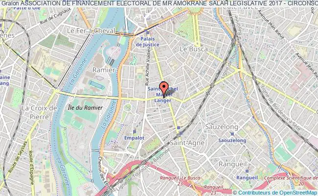 plan association Association De Financement Electoral De Mr Amokrane Salah Legislative 2017 - Circonscription 31-02 Toulouse