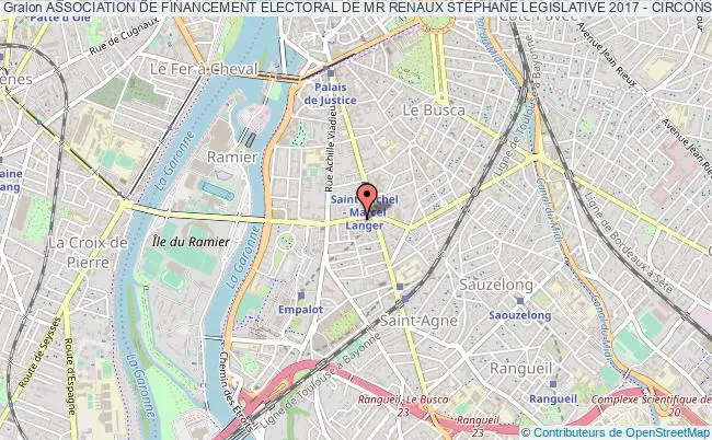 plan association Association De Financement Electoral De Mr Renaux StÉphane Legislative 2017 - Circonscription 31-06 Toulouse