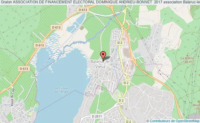 plan association Association De Financement Électoral Dominique Andrieu-bonnet  2017 Balaruc-le-Vieux