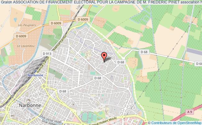 plan association Association De Financement Electoral Pour La Campagne De M. Frederic Pinet Narbonne