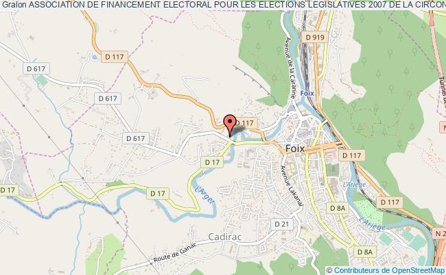 plan association Association De Financement Electoral Pour Les Elections Legislatives 2007 De La Circonscription 09-02 Foix