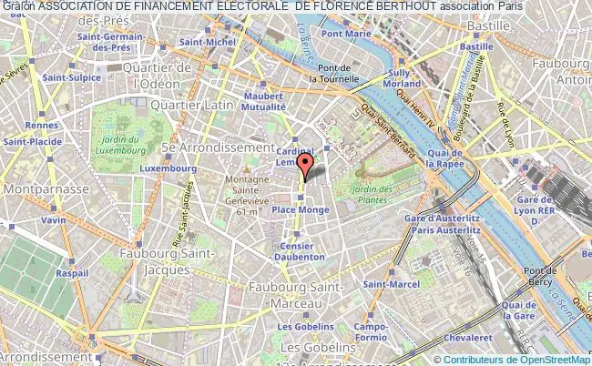 plan association Association De Financement Electorale  De Florence Berthout Paris