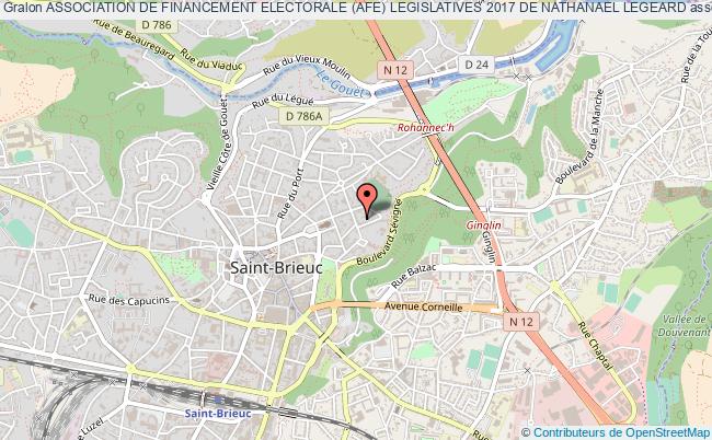 plan association Association De Financement Electorale (afe) Legislatives 2017 De Nathanael Legeard Saint-Brieuc