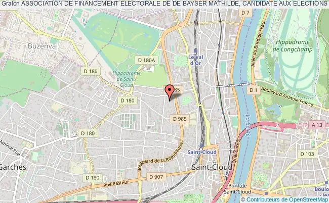 ASSOCIATION DE FINANCEMENT ELECTORALE DE DE BAYSER MATHILDE, CANDIDATE AUX ELECTIONS LEGISLATIVES DES 11 ET 18 JUIN 2017 DE LA 18EME CIRCONSCRIPTION DE PARIS