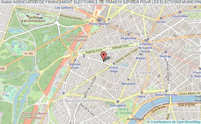 plan association Association De Financement Electorale De Francis Szpiner Pour Les Elections Municipales 2020 A Paris 16eme Arrondissement  Afefs PARIS