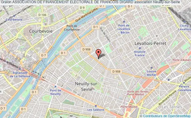 plan association Association De Financement Electorale De Francois Digard Neuilly-sur-Seine