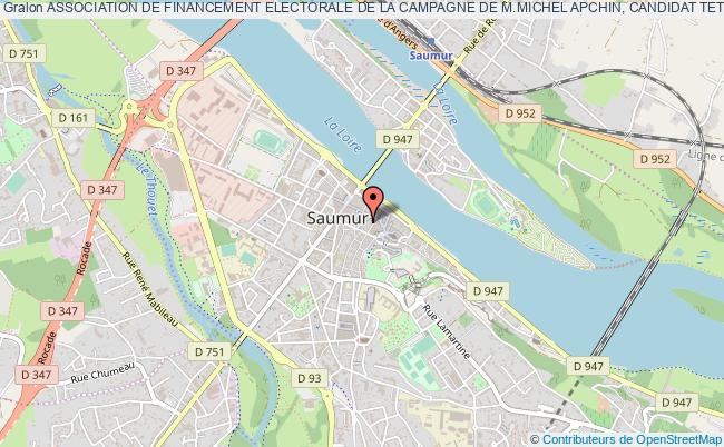 ASSOCIATION DE FINANCEMENT ELECTORALE DE LA CAMPAGNE DE M.MICHEL APCHIN, CANDIDAT TETE DE LISTE A L'ELECTION MUNICIPALE DE SAUMUR, EN MARS 2014 PAR ABREVIATION AF MICHEL APCHIN, SAUMUR 2014