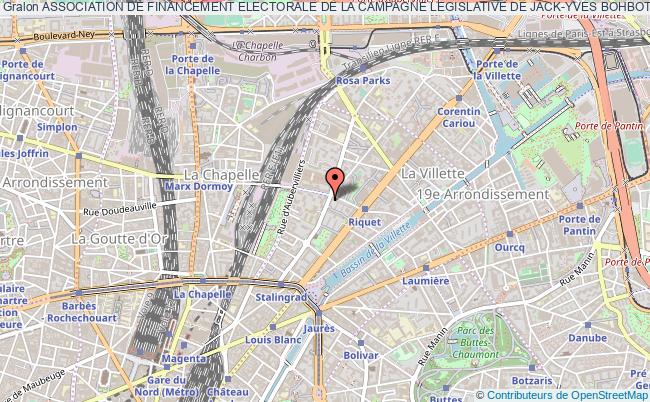 plan association Association De Financement Electorale De La Campagne Legislative De Jack-yves Bohbot Paris