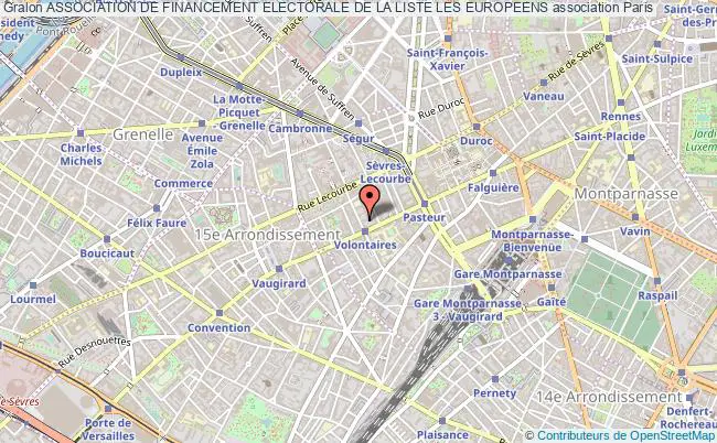 plan association Association De Financement Electorale De La Liste Les Europeens Paris