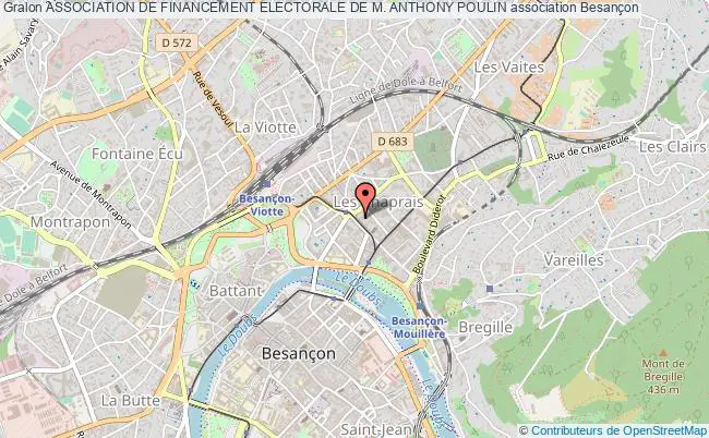 plan association Association De Financement Electorale De M. Anthony Poulin Besançon